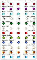 Birthday Gemstones by Forever in Time, MultiCraft - Multi Color