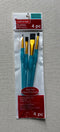 Black Taklon Paint Brushes by Craft Smart - Set of 4, #2, 4, 8 & 12