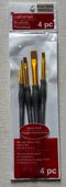Brown Taklon Paint Brushes by Craft Smart - Set of 4, #2, 4, 6, 8
