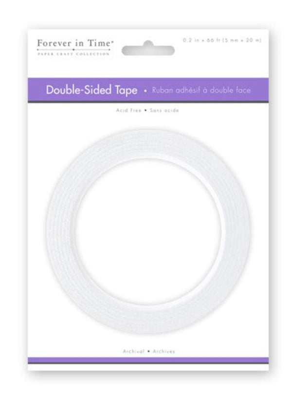 Double-Sided Tape (.2 inch x 66 feet) by Forever in Time, MultiCraft