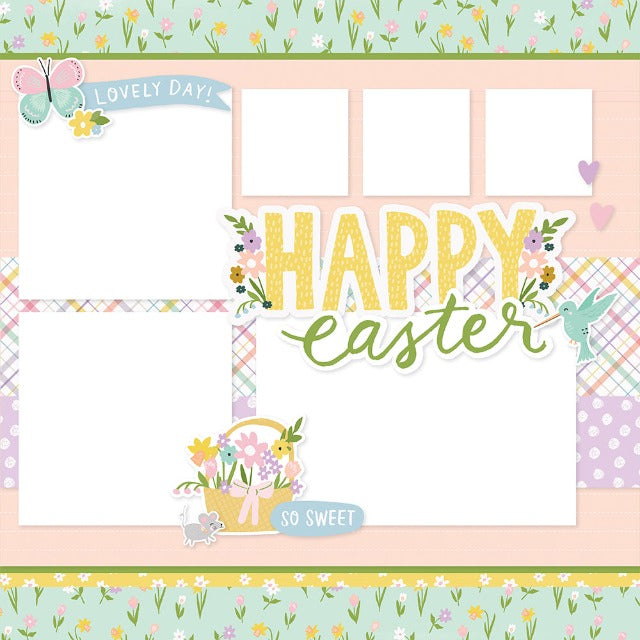 Happy Spring Page Kit from Simple Stories