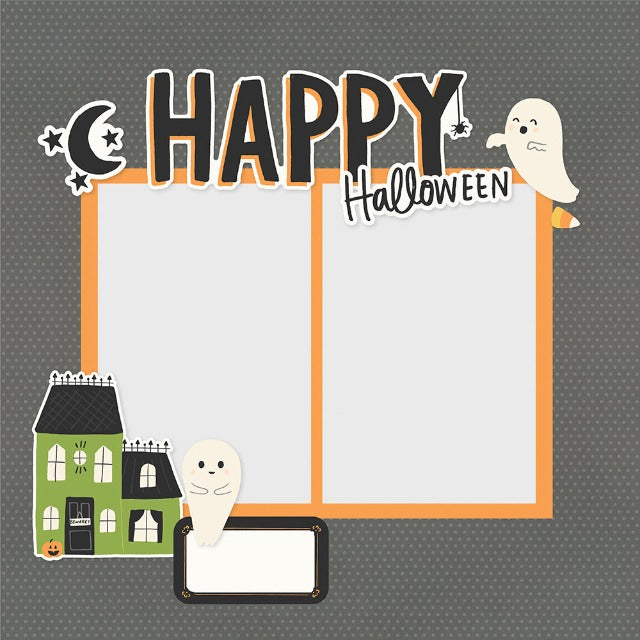 Happy Halloween Page Pieces from Simple Stories