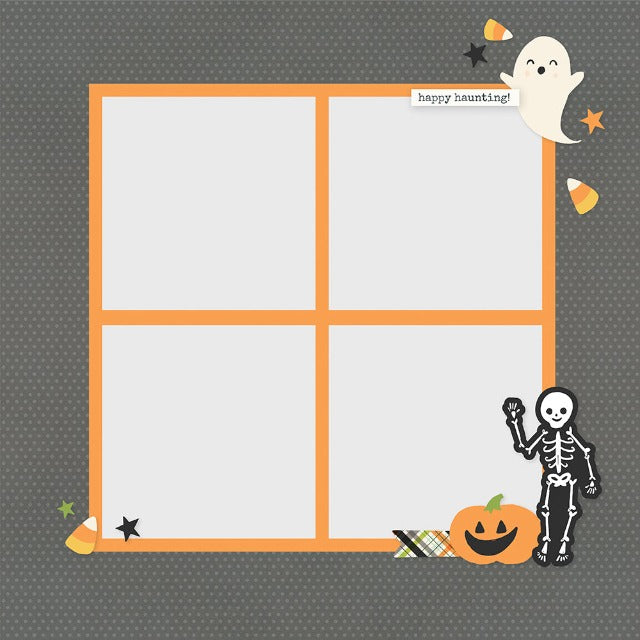 Happy Halloween Page Pieces from Simple Stories