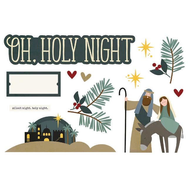 Oh, Holy Night Page Pieces from Simple Stories