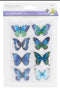 Butterflies Sticker - 3D Foil - Blue Shades by Forever In Time - Multicraft