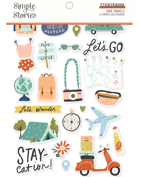 Safe Travels Sticker Book from Simple Stories