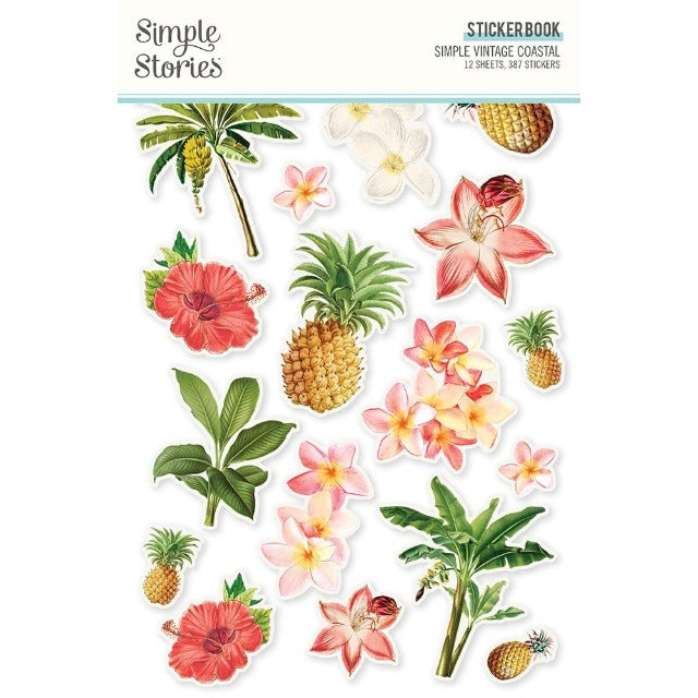 Simple Vintage Coastal Sticker Book from Simple Stories