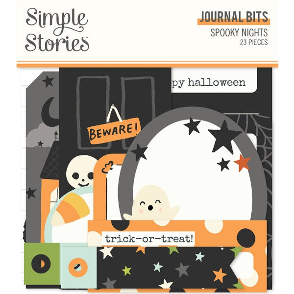 Spooky Nights Collection - Journal Bits from Simple Stories