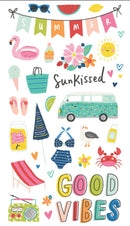 Sunkissed Chipboard Stickers from Simple Stories