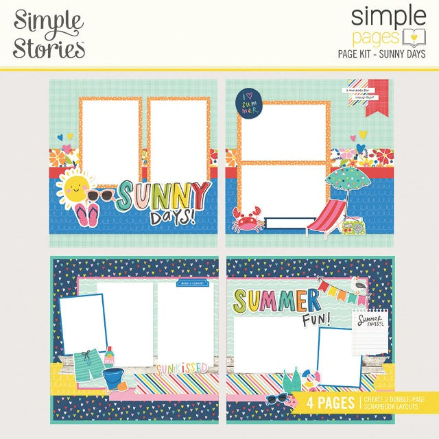 Sunny Days Page Kit from Simple Stories
