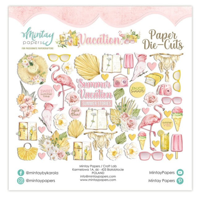 Vacation Paper Die-Cuts by Mintay