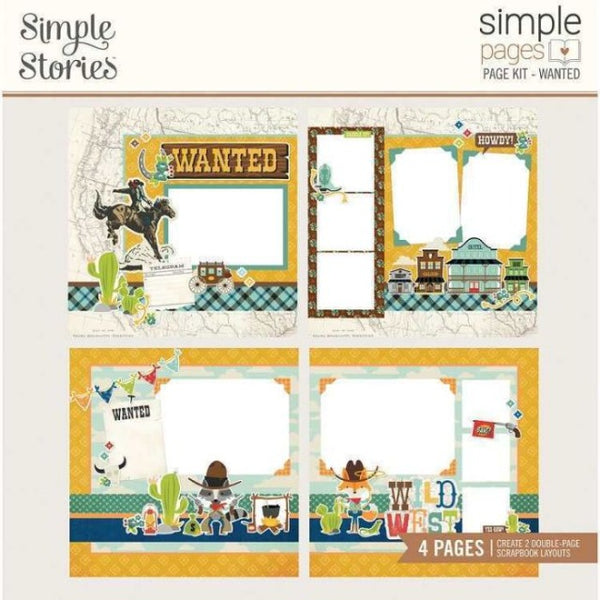 Wanted Page Kit from Simple Stories