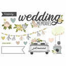 Wedding Memoires Page Pieces from Simple Stories