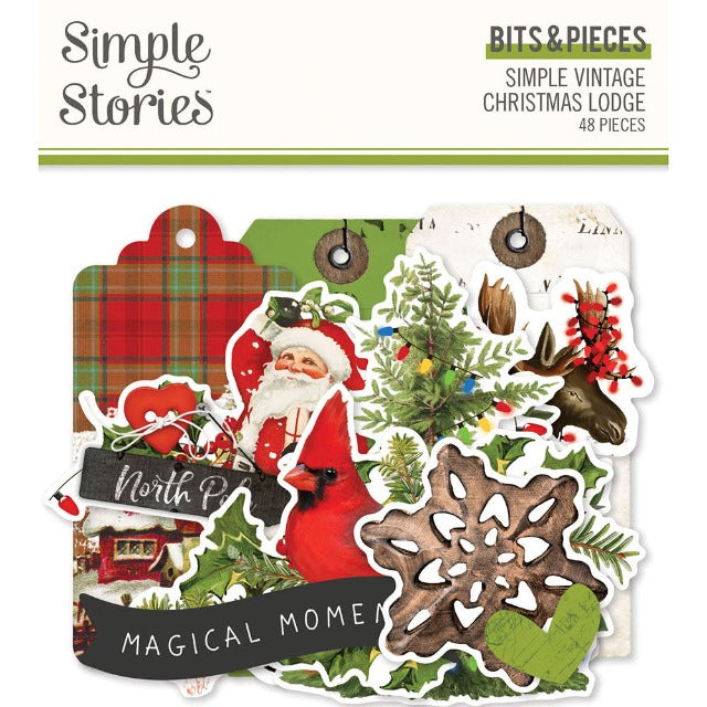 Simple Vintage Christmas Lodge Bits & Pieces by Simple Stories