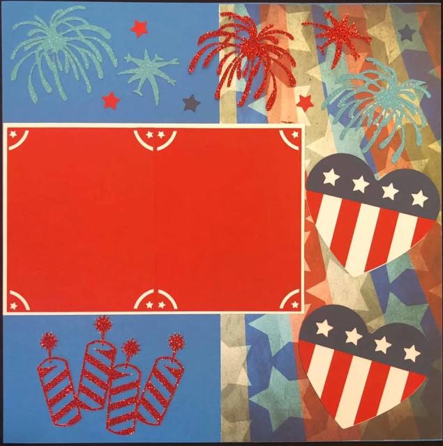 4th of July 2 Page Layout Kit