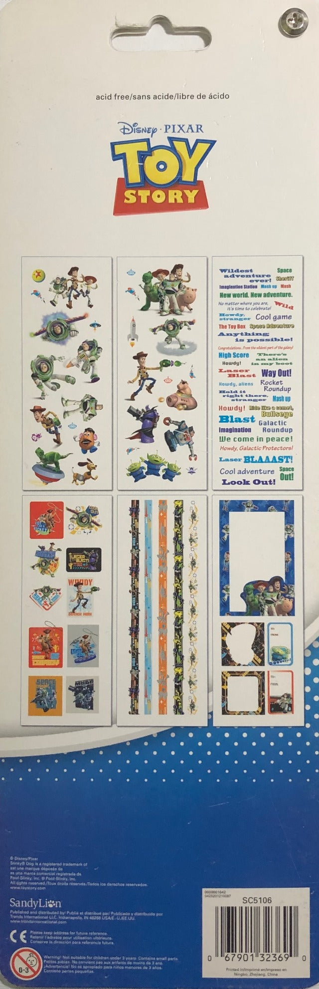 SandyLion Disney Pixar Toy Story Sticker Flip Book - 6 pages