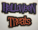 Halloween Treats Title with Candy Die Cuts