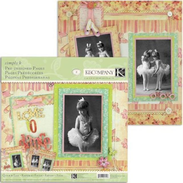 Ballerina Pre-Designed Pages by Simply K