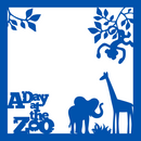 A Day at the Zoo - 12 x 12 Overlay