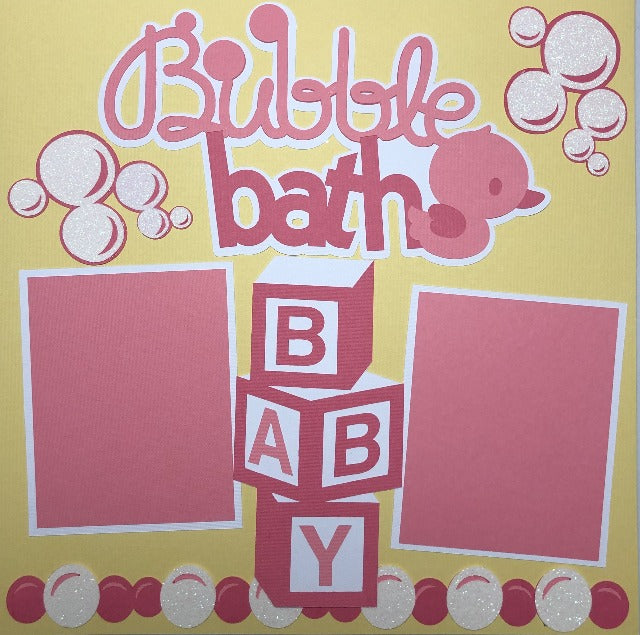 Bubble Bath - 2 Page Layout Kit