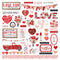 Cupid's Sweetheart Cafe Collection - 12 x 12 Collection Pack by Photo Play
