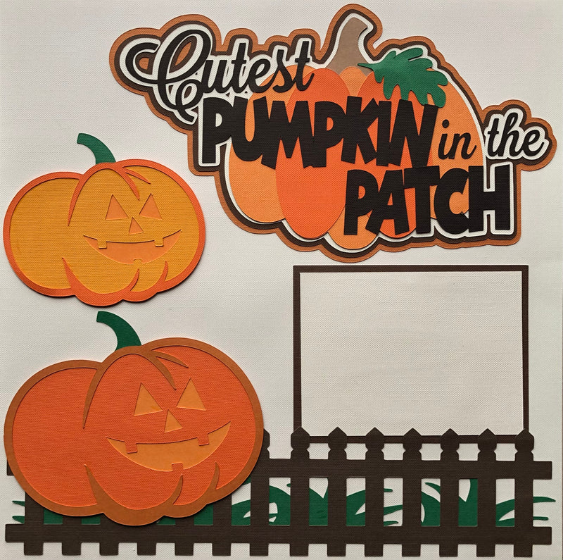 Cutest Pumpkin in the Patch 2 Page Layout