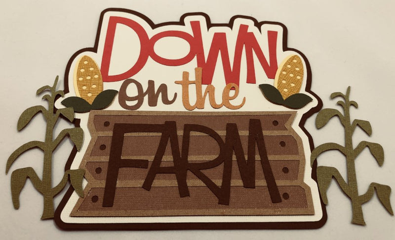 Down on the Farm Die Cut