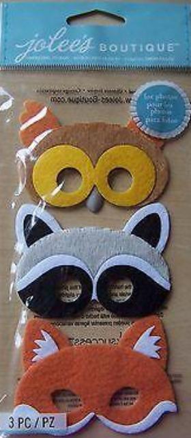 Decorative Stickers, Furry Masks Dress Ups by Jolee's Boutique