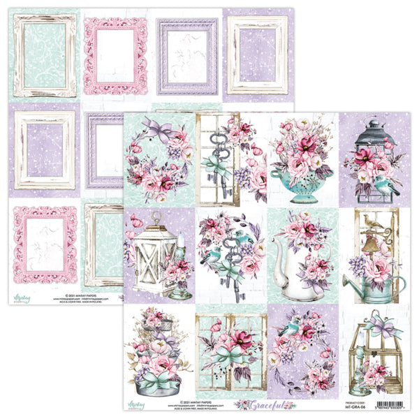 Graceful 12 x 12 Scrapbooking Paper Set by Mintay
