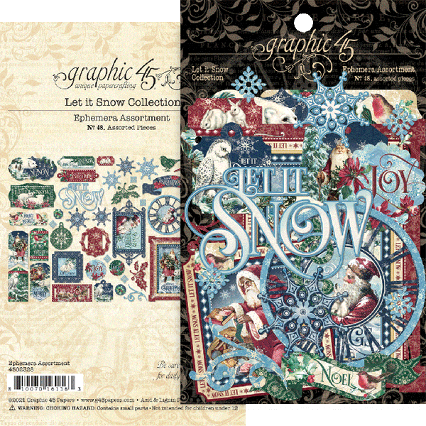 Let it Snow Ephemera Assortment by Graphic 45