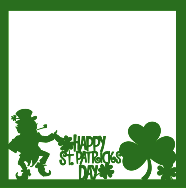 Happy Saint Patrick’s Day - 12 x 12 Overlay