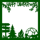 Happy Camper - 12 x 12 Overlay