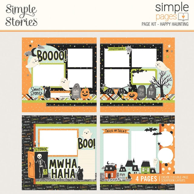 Happy Haunting Page Kit by Simple Stories