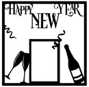 Happy New Year - 12 x 12 Overaly