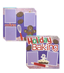 Holiday Baking 2 Page Layout Kit