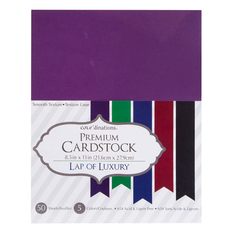 Lap of Luxury - Smooth - Darice Cardstock - 8 1/2 x 11