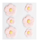 Jolee's Boutique Confections Large Fondant Flowers Dimensional Stickers, Pink