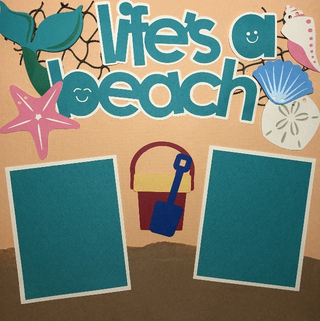 Life's A Beach 2 Page Layout Kit