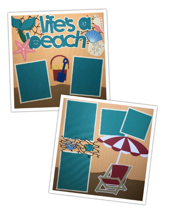 Life's A Beach 2 Page Layout Kit