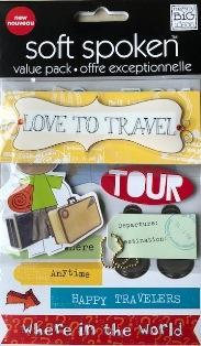 Love to Travel Stickers by Me&My Big Ideas