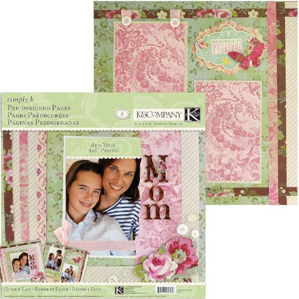 Mom Pre-Designed 2 Page Layout by Simply K
