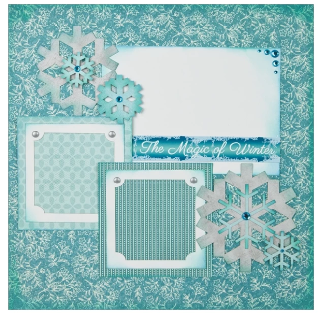 The Magic Of Winter - (2) 12" x 12" Page Layouts by Quick Quotes