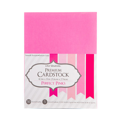 Perfect Pinks - Smooth - Darice Cardstock