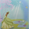 Sandylion: Scrapbook Paper 12 x 12 Disney Princess Tiana - Wedding Dress - Single Sided