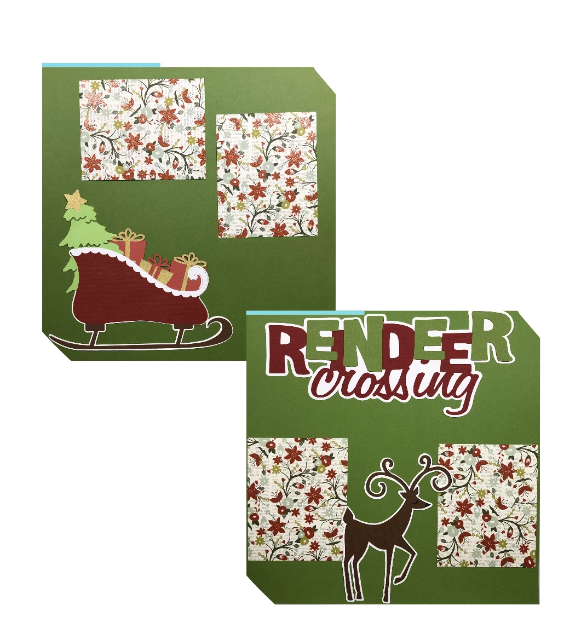 Reindeer Crossing - 2 Page Layout
