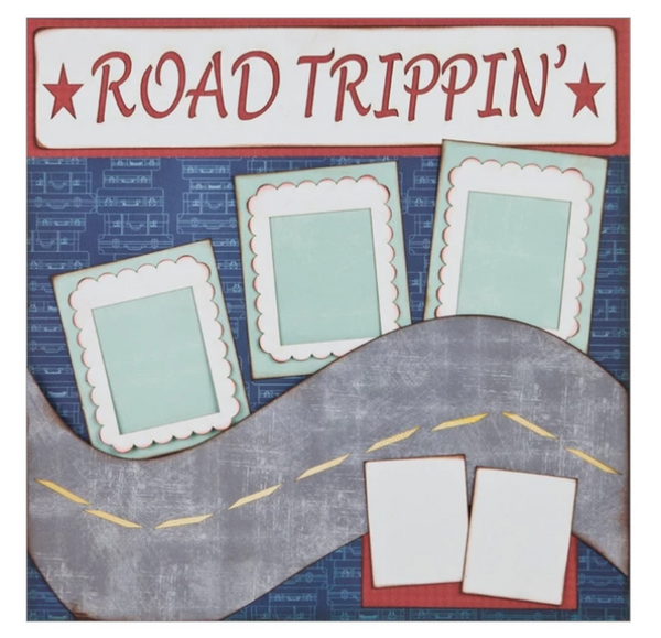 Road Trippin' - (2) 12" x 12" Page Layouts by Quick Quotes