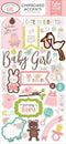 Sweet Baby Girl Chipboard Accents by Echo Park