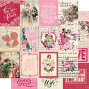 Authentique Paper - Romance Collection - 12 x 12 Double Sided Paper - Eight