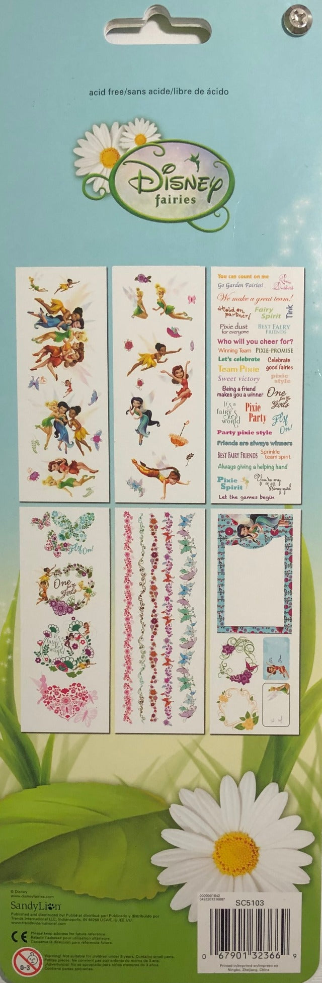 SandyLion Disney Fairies Sticker Flip Book - 6 pages