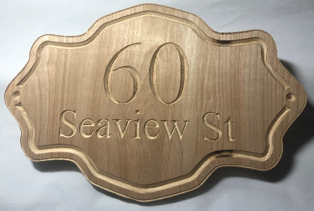 Personalized Outdoor Wood Sign, House Number Sign, Address sign, Custom Plaque, Hand Painted Address Sign